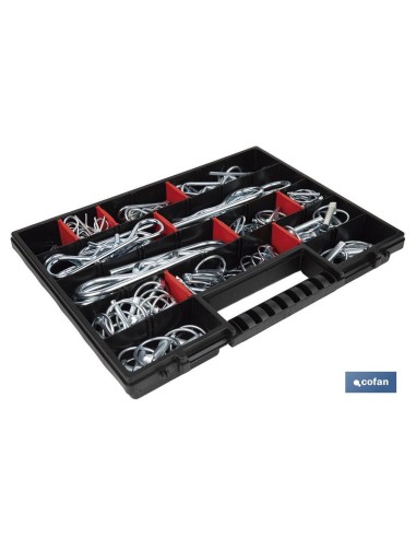 MALETÍN SURTIDO PASADORES R Y ANILLA (120 PCS)