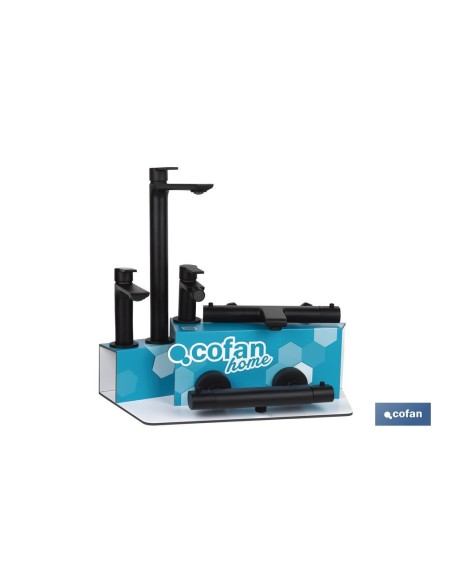 KIT DE GRIFERIA + EXPOSITOR MODELO KERCH