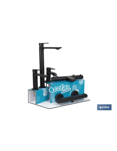 KIT DE GRIFERIA + EXPOSITOR MODELO KERCH