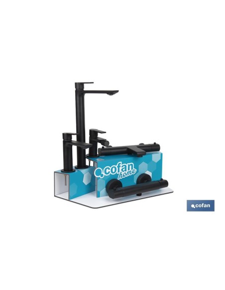 KIT DE GRIFERIA + EXPOSITOR MODELO KERCH