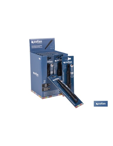 EXPOSITOR DE CÚTER ANTIDESLIZANTE HEAVY DUTY 9 MM 12 UDS.