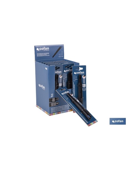 EXPOSITOR DE CÚTER ANTIDESLIZANTE HEAVY DUTY 9 MM 12 UDS.