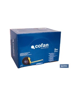 EXPOSITOR DE FLEXÓMETROS CON PROTECCIÓN DE GOMA 25 MM X 5 M 6 UDS.