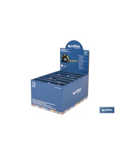 EXPOSITOR DE FLEXÓMETROS MAGNÉTICOS 16 MM X 3 M 12 UDS. 2
