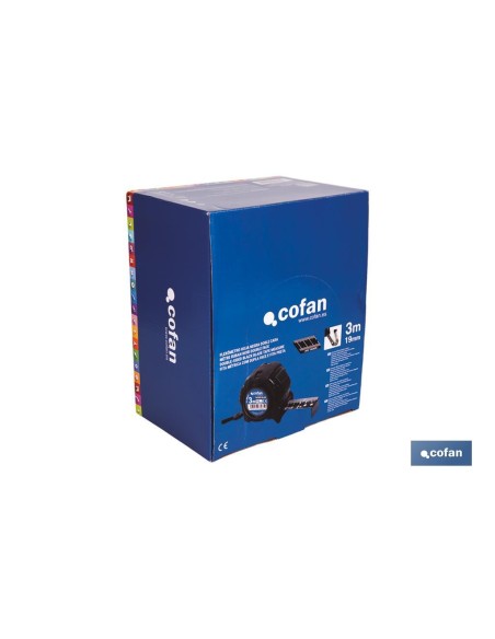 EXPOSITOR FLEXÓMETRO ESTÁNDAR 25 MM X 5 M 12 UDS.