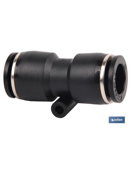 EMPALME RAPIDO RECTO PLASTICO T-16 Venta unitaria