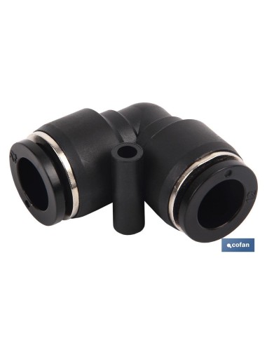 EMPALME RAPIDO CODO PLASTICO T-10 Venta unitaria