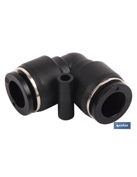 EMPALME RAPIDO CODO PLASTICO T-12 Venta unitaria