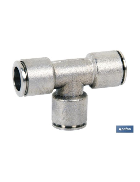 EMPALME RAPIDO METALICO TE TUBO DE 12