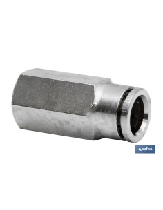 CONEXIÓN RECTA TUBO 4mm. HEMBRA 1/4