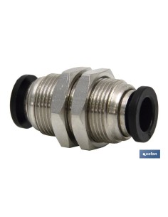 UNION RECTA PASAMUROS TUBO-TUBO POLÍMERO M-12