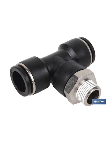 RACOR ROSCADO PLASTICO T , T-6, M-5