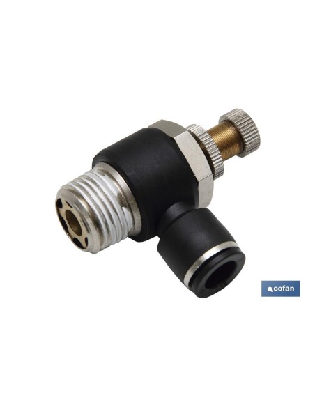 REGULADOR CÓNICO UNIDIRECCIONAL PARA CILINDRO T-12 R-3/8