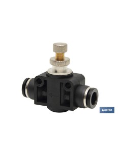 REGULADOR DE FLUJO UNIDIRECCIONAL EN LINEA TUBO-TUBO D-4
