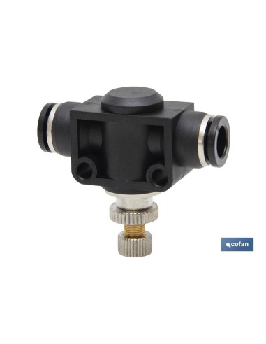 REGULADOR DE FLUJO UNIDIRECCIONAL EN LINEA TUBO-TUBO D-4