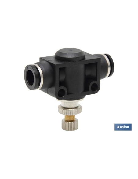 REGULADOR DE FLUJO UNIDIRECCIONAL EN LINEA TUBO-TUBO D-6
