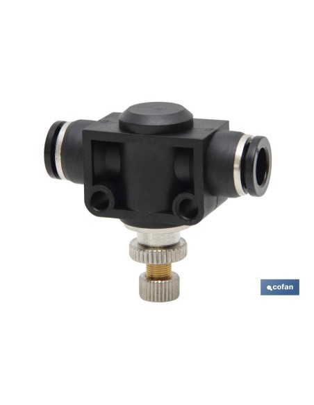 REGULADOR DE FLUJO UNIDIRECCIONAL EN LINEA TUBO-TUBO D-12