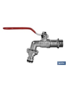 GRIFO CON MANETA PARA MANGUERA 1 X 1