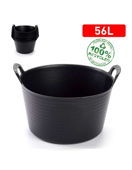 CAPAZO PLASTICO NEGRO (56 LTS)