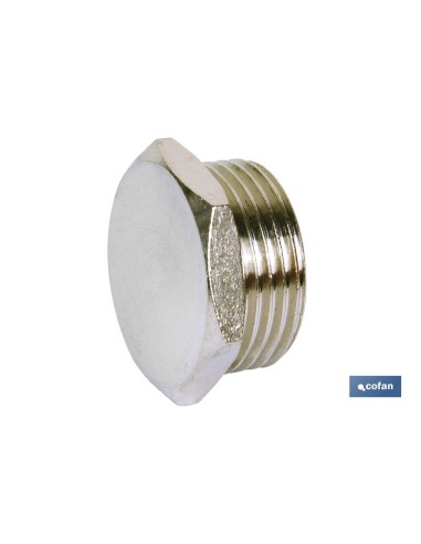 TAPON HEX. ROSCA MACHO R-3/4 Venta unitaria