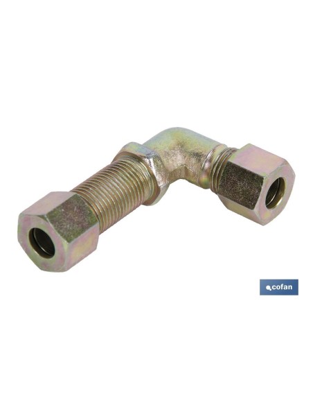 RACOR CURVO TUBO 15 - ROSCA 22 X 1,5