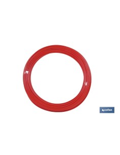 TUBO POLIAMIDA DIN-73378 ROJO 8X10