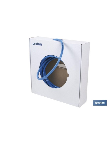 CAJA 25MT TUBO POLIURETANO AZUL 3X5