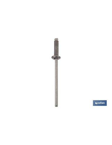 REMACHE ACERO INOX. A-2 6,4 X 12 MM