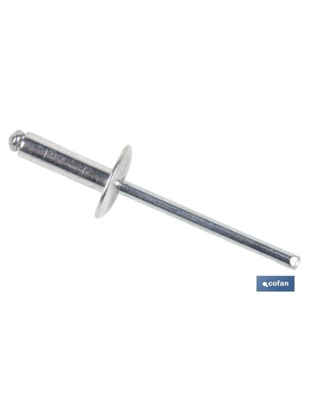 REMACHE ALUMINIO ALA ANCHA D-14 4,8 X 20 MM