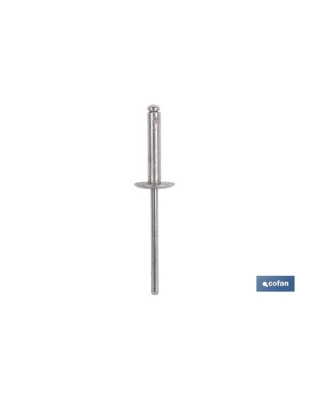 REMACHE ALUMINIO ALA ANCHA D-14 4,8 X 35 MM
