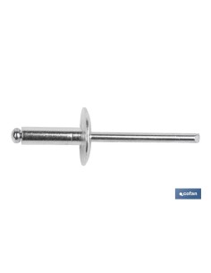 REMACHE ALUMINIO ALA ANCHA D-16 4,8 X 16 MM 2