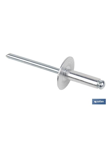 REMACHE ALUMINIO ALA ANCHA D-16 4,8 X 16 MM