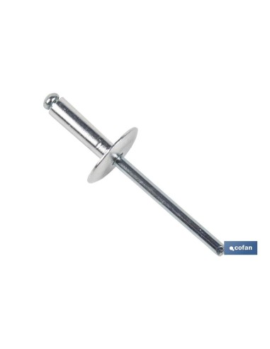 REMACHE ALUMINIO ALA ANCHA D-16 4,8 X 16 MM