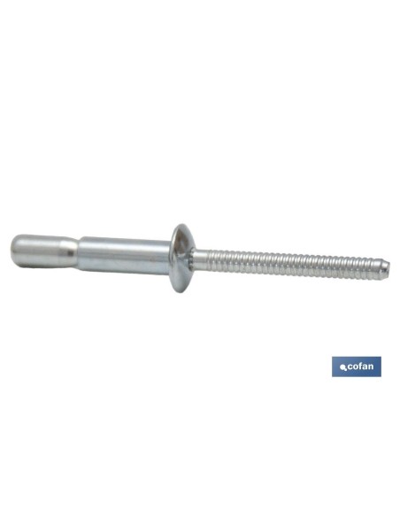 REMACHE ACERO ESTRUCTURAL 6,4 X 14 MM