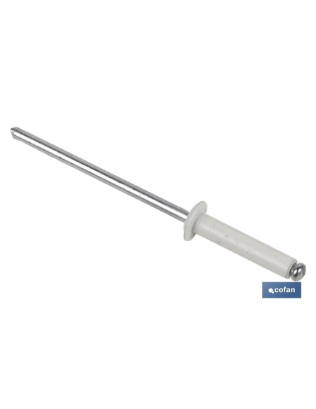 REMACHE ALUMINIO NORMAL BLANCO 3.2 X 15 MM