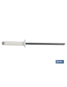 REMACHE ALUMINIO NORMAL BLANCO 4 X 14 MM 2