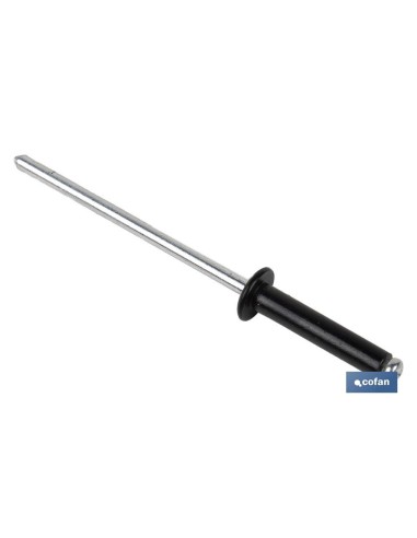 REMACHE ALUMINIO NORMAL NEGRO 4.8 X 14 MM