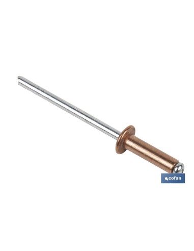 REMACHE COBRE ACERO 4 X 9 MM