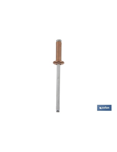 REMACHE COBRE ACERO 4 X 12 MM