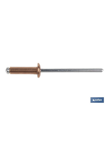 REMACHE COBRE ACERO 4 X 12 MM