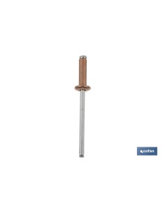REMACHE COBRE ACERO 4,8 X 12 MM