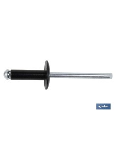 REMACHE FLOR ALA ANCHA NEGRO 4 X 16 MM 2