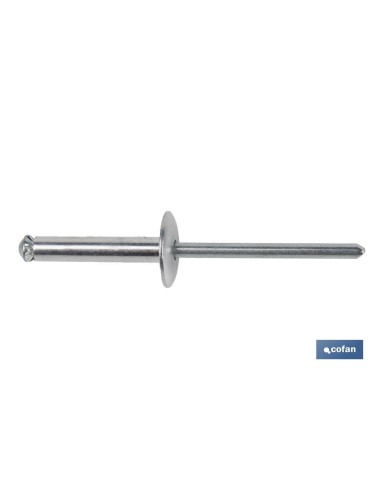 REMACHE FLOR CABEZA ANCHA 4,8 X 16 MM