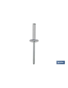 REMACHE FLOR CABEZA ANCHA 4,8 X 22 MM