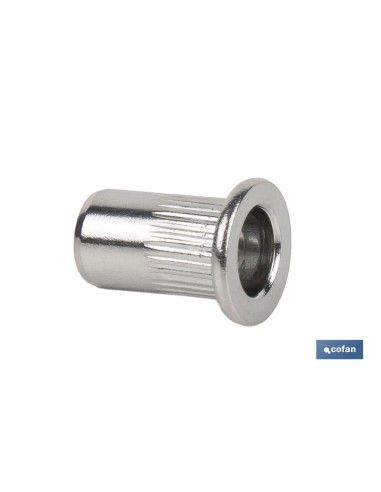 TUERCAS REMACHABLES RANURADAS ANCHAS INOX A-2 M10