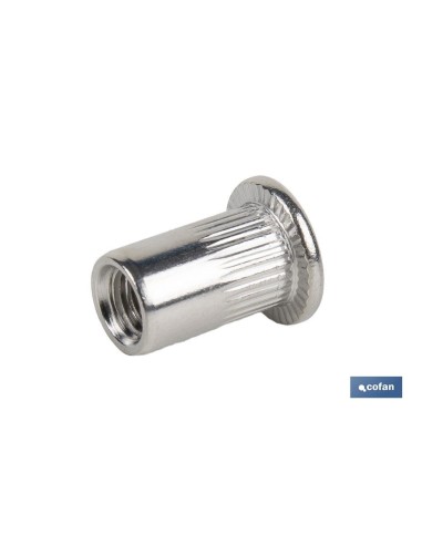TUERCAS REMACHABLES RANURADAS ANCHAS INOX A-2 M10
