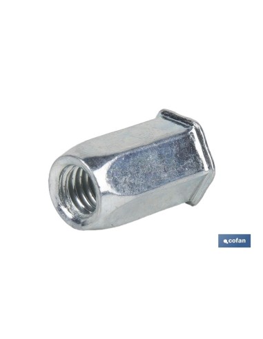 TUERCAS REMACHABLES HEXAGONAL CABEZA REDUCIDA ACERO M10
