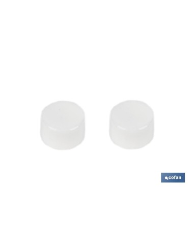 SET DE 2 PCS. PARA SANITARIO WC TACO LARGO 6 X 80 MM INOX.