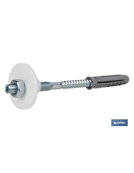 SET DE 2 PCS. PARA LAVABO 10 X 120 MM TUERCA DE HIERRO