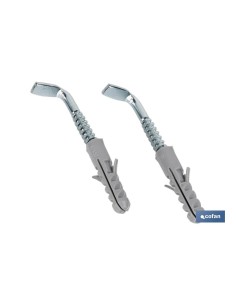 SET DE 2 PCS. TACO Y ALCAYATA PARA TERMO Y CALENTADOR 10 X 75 MM 2